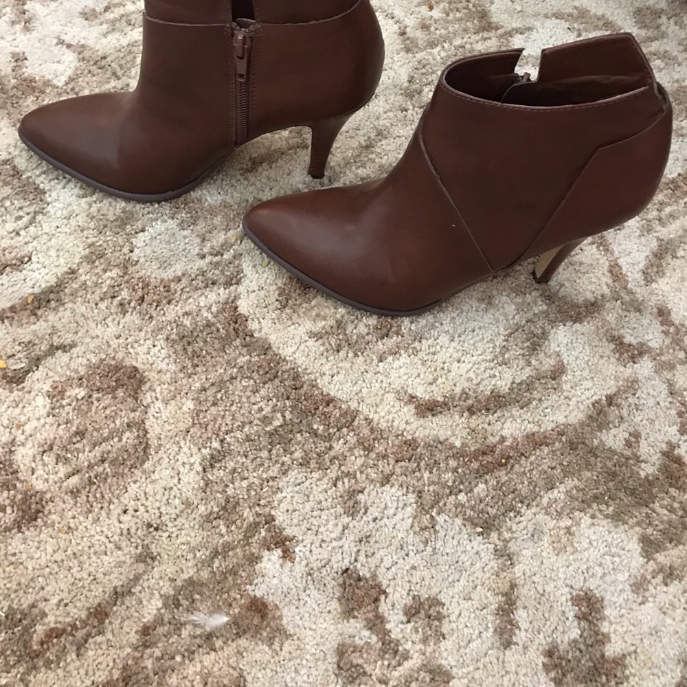 Carlos Santana leather booties